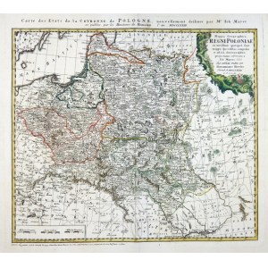 [POLSKA]. Mappa Geographica Regni Poloniae. 1773. - [POLSKA]. Mappa Geographica Regni Poloniae ex novissimis quot quot s...