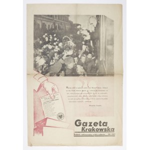 GAZETA Krakowska. 20 I 1957.