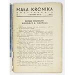 MAŁA Kronika. R. 1, nr 1: 6 I 1945.