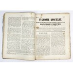 TYGODNIK Kościelny. R. 1, nr 1-18: 15 XI 1848-3 V 1849.