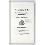 WIZERUNKI i Roztrząsania Naukowe, 1840, t. 17.