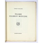 CHWALEWIK Edward - Polskie exlibrisy muzyczne. Skolimów 1939. Druk. W. L. Anczyca i Sp. 4, s. 12, [2], tabl. 10....