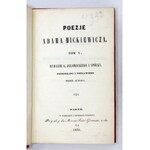 MICKIEWICZ A. - Pan Tadeusz. Drugie wydanie poematu. 1838.