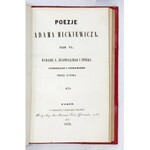 MICKIEWICZ A. - Pan Tadeusz. Drugie wydanie poematu. 1838.