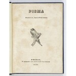 BALIŃSKI Karol - Pisma. Poznań 1849. Księg. Jana Konstantego Żupańskiego. 16d, s. [4], XXVI, [2], 164, [2]....