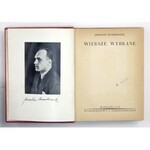 IWASZKIEWICZ Jarosław - Wiersze wybrane. Warszawa 1938. Wyd. J. Przeworskiego. 16d, s. 352, [3], tabl. 1. opr. oryg....