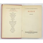 OSSENDOWSKI F[erdynand] Antoni - Biesy. Powieść. Poznań [ca 1937]. Wyd. Polskie (R. Wegner). 16d, s. [4], 255, [1]....
