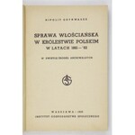GRYNWASER Hipolit - Sprawa włościańska w Królestwie Polskim w latach 1861-&#39;...