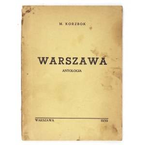 Warszawa. Antologia. Druk konspiracyjny. 1943.