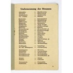 [LWÓW]. Umbenennung der Strassen. Lemberg 1942. 5. Buchdruckerei des Polygraph-Trusts. 16, s. 4....