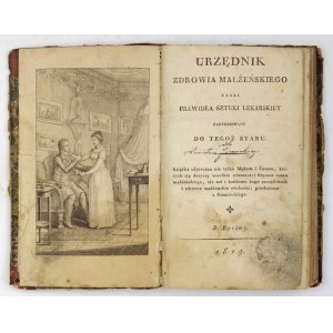 KUSZAŃSKI A. - Urzędnik zdrowia małżeńskiego. 1819.