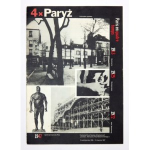  4 x Paryż. Informator wystawy. Warszawa, X 1986-I 1987.
