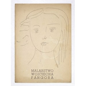 Katalog debiutanckiej wystawy Fangora w 1949.