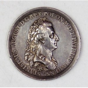 Medal z okazji uchwalenia Konstytucji 3 Maja 1791 roku, jeden z dwóch wybitych w epoce.