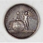 Medal z okazji uchwalenia Konstytucji 3 Maja 1791 roku, jeden z dwóch wybitych w epoce.