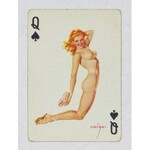 [KARTY do gry 2]. Kompletna talia 53 Vargas Girls. Plastic coated playing cards z wczesnych lat 60....