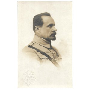 [WOJSKO Polskie - gen. Józef Haller - fotografia portretowa]. [1919?]. Fotografia pocztówkowa form. 13,5x8,...
