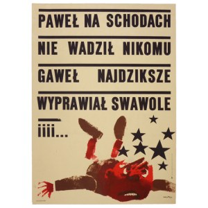 ŚWIERZY Waldemar - Paweł na schodach nie wadził nikomu, Gaweł najdziksze wyprawiał swawole iiii... [1965].
