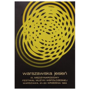 ZAMECZNIK Wojciech - Warszawska Jesień. IX. Międzynarodowy Festiwal Muzyki Współczesnej. Warszawa, 21-...