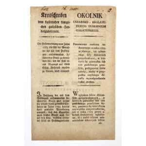 1804. O poczcie dyliżansowej i odszkodowaniach za zagubione przesyłki