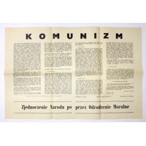 KOMUNIZM. Mamy wiele form komunistycznych ideji [...]. Utopja komunizmu polega na tym, że fantazja ludzka jest nieograni...