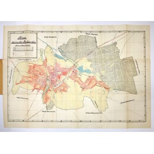 [RYBNIK]. Plan miasta Rybnika. Plan barwny form. 46,4x70,7 cm.