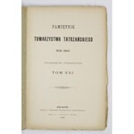PAMIĘTNIK Tow. Tatrzańskiego, t. 21: 1900.