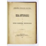 [GIEJSZTOR Stanisław]. Dział antykwarski. [Cz.] 1: Katalog księgozbioru ignacogrodzkiego. Warszawa 1882....