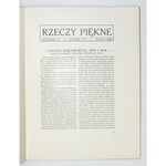 Rzeczy Piękne. nr. 7/8/9, 1930. Stefan Baranowski