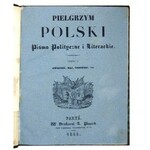 Pielgrzym Polski. Paryż 1833. Pod redakcją Mickiewicza.