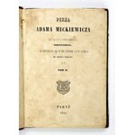 MICKIEWICZ A. - Pisma. T. 1-4. 1844. Ostatnie wydanie za życia poety.