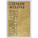 C. Miłosz - Szukanie ojczyzny. 1992. Z podpisem autora (noblisty)