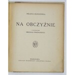DUNINÓWNA Helena - Na obczyźnie. Z ilustracjami Mikołaja Wisznickiego. Warszawa [1923]....