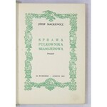 MACKIEWICZ J. – Sprawa pułkownika Miasojedowa. 1962. Wyd. I.