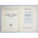 KALINOWSKI Józef - Wspomnienia 1835-1877. Wydał Ryszard Bender. Lublin 1965. Tow. Naukowe KUL. 8, s. XXVII, [1], 158,...