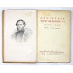 MIEROSŁAWSKI [Ludwik] - Pamiętnik Mierosławskiego (1861-1863). Wydał Józef Frejlich....