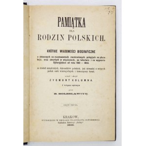 A. Nowolecki - Krótkie wiadomości biograficzne o straconych [...] na wygnaniu Syberyjskiem, 1861-...