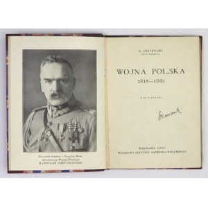 PRZYBYLSKI A[dam] - Wojna polska 1918-1921. Z 32 szkicami. Warszawa 1930. Wojskowy Instytut Naukowo-Wydawniczy. 16d,...