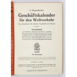 C. REGENHARDT&#39;S Geschäftskalender für den Weltverkehr. Das Handbuch für direkte Auskunft und Inkasso. Verzeichnis vo...