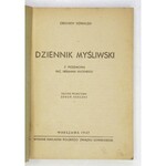 KOWALSKI Zbigniew - Dziennik myśliwski. Z przedmową Hermana Knothego. Warszawa 1947. Polski Związek Łowiecki. 8, s....