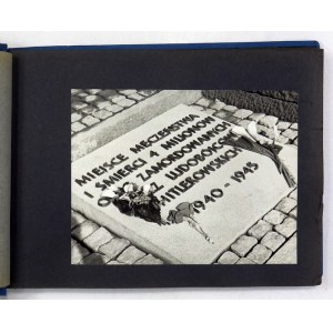 [AUSCHWITZ-BIRKENAU]. Album fotograficzny z uroczystości odsłonięcia Międzynarodowego Pomnika Ofiar Obozu Auschwitz na t...