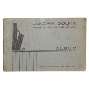 MANIECKI B. - Janowa Dolina, państwowy kamieniołom. Album. Janowa Dolina 1936. Wyd. Głos Robotnika. 16d podł., s. [8],...