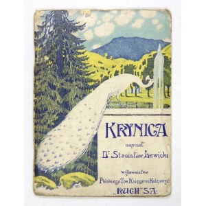 LEWICKI Stanisław - Przewodnik po Krynicy. Warszawa [ca 1928]. Pol. Towarzystwo Księgarni Kolejowych Ruch. 16d, s....
