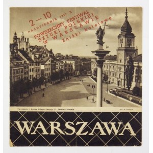 PRZYPKOWSKI Tadeusz - Warszawa. Warszawa 1937. Liga Popierania Turystyki, Polskie Koleje Państwowe. 8, s. [12]....