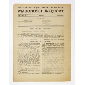 WIADOMOŚCI Urzędowe. R. 3 (VII), nr 2: II 1925.