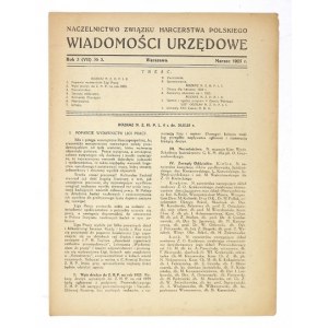 WIADOMOŚCI Urzędowe. R. 3 (VII), nr 3: III 1925.