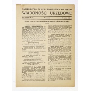 WIADOMOŚCI Urzędowe. R. 4 (VIII), nr 4: IV 1926.