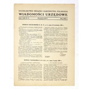 WIADOMOŚCI Urzędowe. R. 7 (XI), nr 5: V 1929.