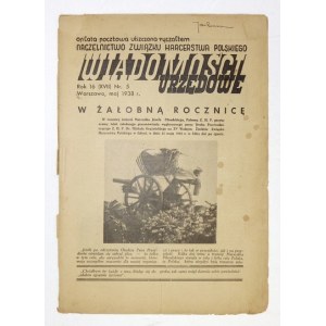 WIADOMOŚCI Urzędowe. R. 16 (XVII), nr 5: V 1938.