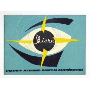 DIORA, Zakłady Radiowe. Katalog odbiorników radiofonicznych - produkcja 1957/58....